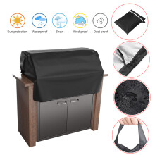 (black,94X69X61CM)Grill Anti-Dust Cover Waterproof Wood Stove Covers Heavy Duty Protector Cover Use