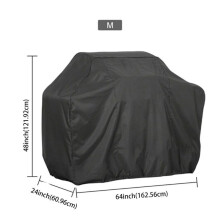 (L64xW24xH48inch)BBQ Cover Outdoor Dust Waterproof Weber Heavy Duty Grill Cover Rain Protective Outdoor