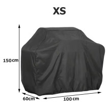 (μαύρο 60x100x150cm) Κάλυμμα BBQ Grill Αντισκονικό Αδιάβροχο Κάλυμμα BBQ Weber Heavy Duty Charbroil