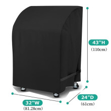 (210D 32x24x43inch)32 inch Gas Barbecue Stove Cover BBQ Cover,Rainproof Outdoor Oven Hood Cover,Folding