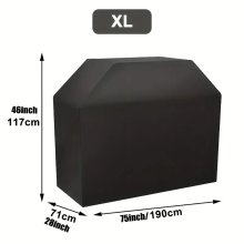 (190X71X117CM)210D Oxford BBQ Cover -Outdoor Grill Cover All-Season Universal