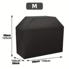 (150X100X125CM)210D Oxford BBQ Cover -Outdoor Grill Cover All-Season Universal