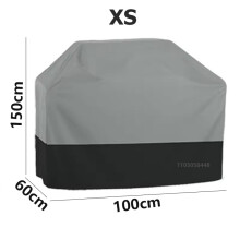(grey 60x100x150cm)Outdoor Grill Cover Waterproof Barbecue Cover Garden Weber Heavy Furniture Cover
