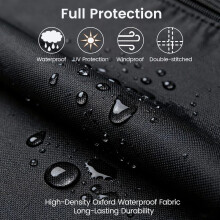 (black,110x95x160cm)Essential Folding Treadmill Cover for Gym Equipment, Oxford Cloth Waterproof/Sunproof,
