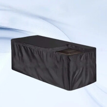 (black,131x69x71CM)Patio Deck Box Cover,And UV Resistant Deck Box Cover, Protect Your Outdoor Furniture