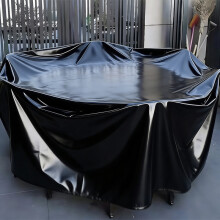 (black,160x220cm-thick)PVC Waterproof Cloth Outdoor Furniture Cover Rain Sun Dust Courtyard Table Chair