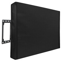 (For TV 30-32in,Black)Patio TV Cover Outdoor Garden TV Cover Waterproof Black Grey Sunscreen LCD Television