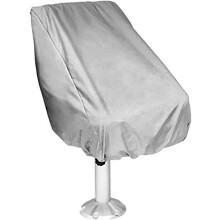 (Silvery--normal)Waterproof Oxford Fabric Folding Chair Sleeve Protective Cover YachtBoat Seat Cover