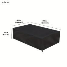 (black,287x155x82cm)1pc 210D Anti-Tearing Dustproof Waterproof Billiard Table Cover, Pool Table Cover