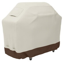 (145x61x117cm)Waterproof Gas Grill Cover, 4200D Oxford Heavy-Duty Beige, for Large Outdoor BBQ & Oven