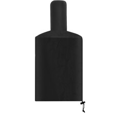 (Black 170x65x55cm)Pizza Oven Cover Waterproof 190T Oxford Cloth Portable Outdoor Grill Oven Protective