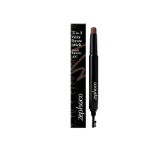 zephoco 2-in-1 Dual-Ended Eyebrow Pencil (Dark Brown): 3D, natural, smooth, and pigmented, daily eyebrow shaping pencil.