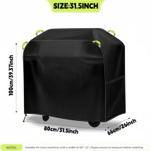 (420D 80x66x100cm)420D Outdoor BBQ Cover Table and Chair Protective Cover Furniture Cover Rainproof