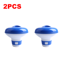 (2 UNIDADES) Dispensador flotante de cloro para piscinas, purificador de agua, pastillas flotantes de
