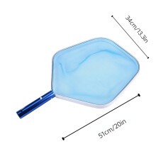 (K-1012) Rastrillo profesional para hojas, bolsa profunda, limpiador de piscinas, skimmer para piscinas