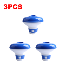 (3 PIEZAS) Dispensador flotante de cloro para piscinas, purificador de agua, pastillas flotantes de