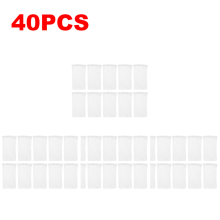 (40 PIEZAS) Calcetines para skimmer de piscina, cestas, filtros, red de malla para guardar residuos