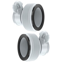 (Tipo B) Adaptador de manguera de piscina de plástico de repuesto, de 1,25 pulgadas a 1,5 pulgadas,