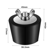 Tapón de expansión de invierno para piscinas de goma (45 mm) con tornillo de acero inoxidable, color
