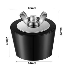 Tapón de expansión de invierno para piscinas de goma (63 mm) con tornillo de acero inoxidable, color
