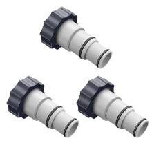 (3 piezas) Adaptador y conector de manguera para piscina Intex, 1-4 piezas, roscado para sistema de