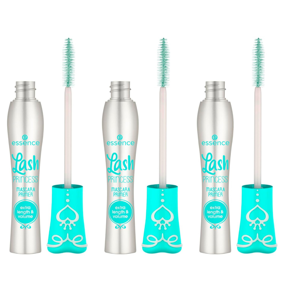 Essence | Lash Princess Mascara Primer For Extra Length & Volume (3 Pack) | Voluminous, Lash Boosting Conditioning Primer | Vegan, Cruelty Free