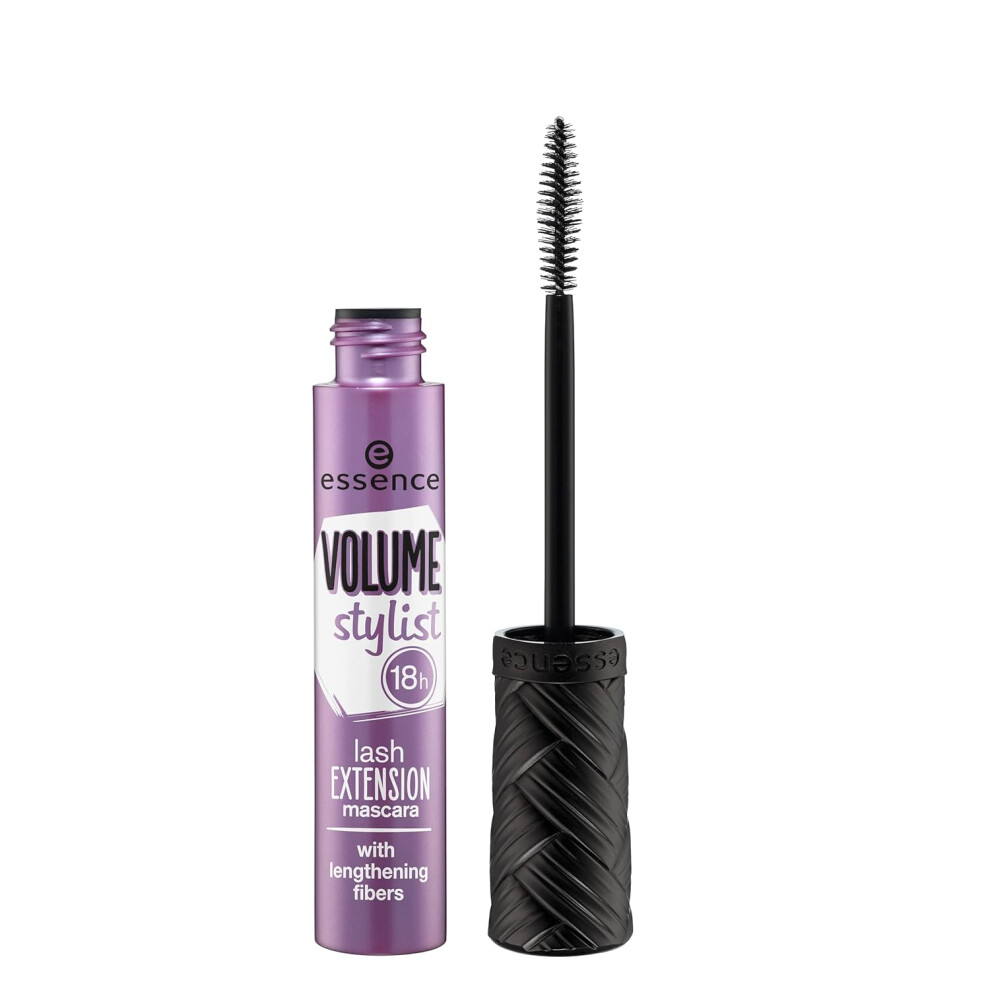 Essence | Volume Stylist 18Hr Lash Extension With Fiber Mascara | Cruelty Free - Black