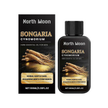 North Moon Men's Massage Oil: Gentle massage oil with herbal ingredients for men's body care.