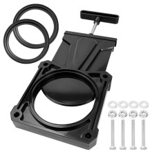 Black Water Tank Drain Valve for RV Accessories Clean Water and Sewage Tank for Motorhome Caravan Vehicle Tools