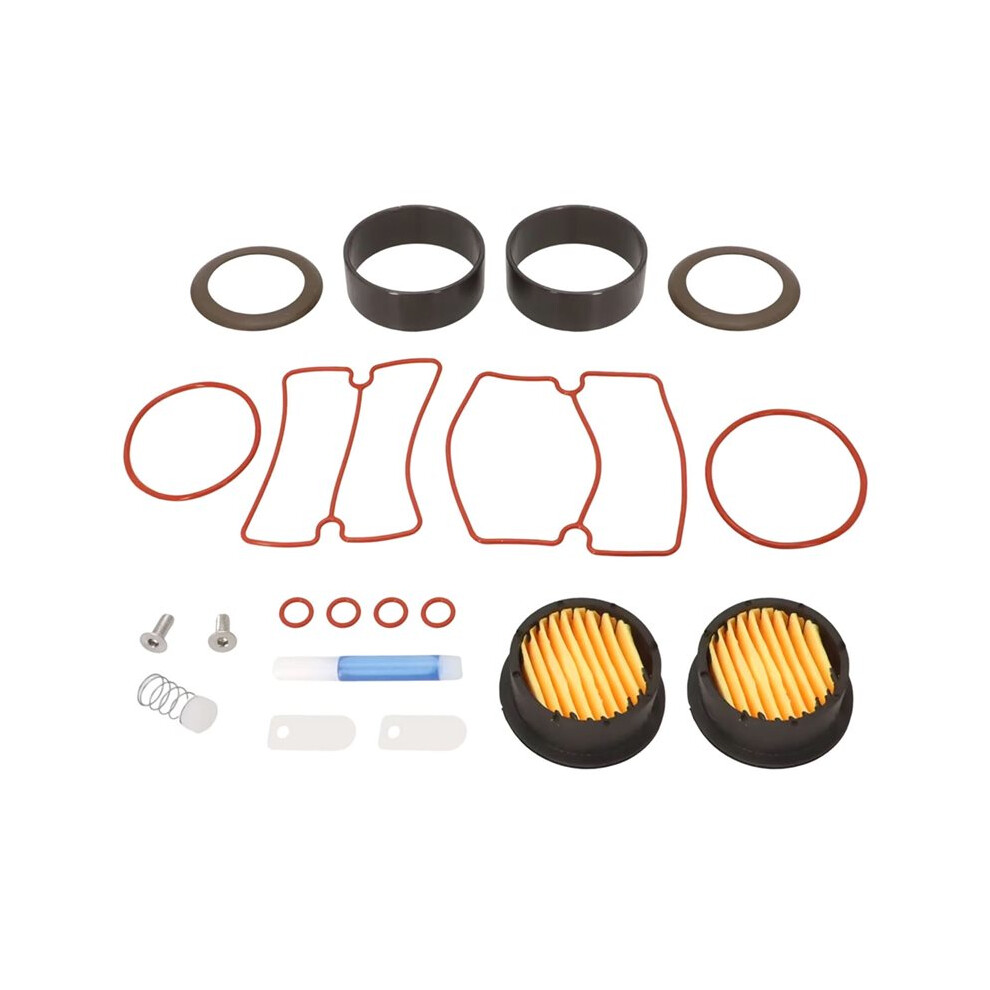20Pcs Oil-Free Silent Air Compressor Repair Kit Cylinder Gaskets Piston Rings Filter Elements For 550W Models 4711710530744