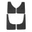 Jimny 2019-2023 Mud Flaps Set 4PCS 6