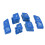 6 Pcs Blue Steering Wheel Trim Buttons BMW E8X E9X 1