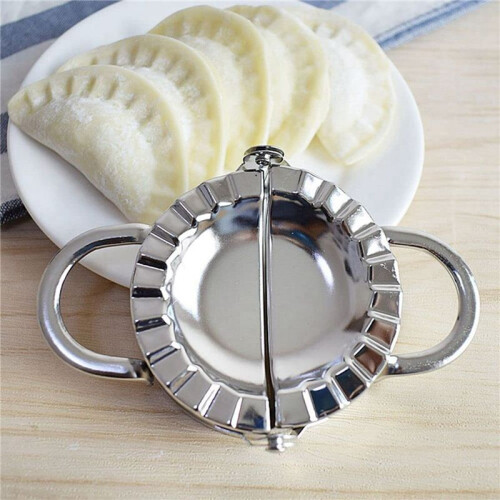 2X Stainless Steel Dumpling Maker, Flower Type Dumpling Ravioli Maker Press Mold Dumpling Making Device Accessories 1