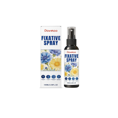 Dowmoo Fixative Spray  Quick Dry Matte Varnish for Artwork Protection