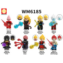 (WM6185) Σετ μίνι φιγούρων Bandai Dragon Ball Super με 8 χαρακτήρες Wukong WM6185 WM6184 WM9183 WM6179