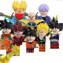 (WM6184) Σετ μίνι φιγούρων Bandai Dragon Ball Super με 8 χαρακτήρες Wukong WM6185 WM6184 WM9183 WM6179