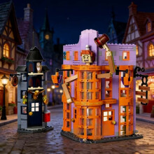 (Instrukcja papierowa, bez pudełka) 834 elementy Weasley Classic Magic Sketch Creative Building Block