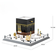 (BEZ PUDEŁKA) 446 SZT. Klocki konstrukcyjne World Architecture, Meczet Mekka, Kaaba, zabawka edukacyjna
