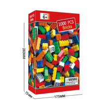 (1000 szt. z pudełkiem) Zestaw kreatywnych klocków DIY, 300/500/1000/1500 szt. klasycznych klocków,