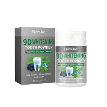 Feimuko 9D Tooth Powder: Gentle, shines on teeth, cleanses and freshens breath; daily gum care