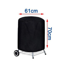 (61x70cm) 210D Okrągły pokrowiec na grilla zewnętrznego Weber Heavy Duty Grill Cover Wodoodporny pokrowiec