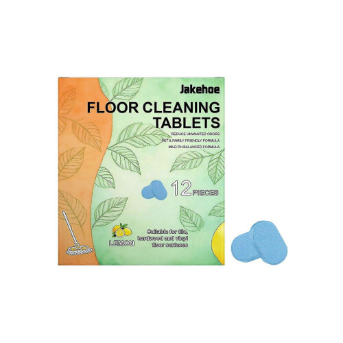 Jakehoe Floor Cleaning Tablets  Effervescent for Tile & Hardwood