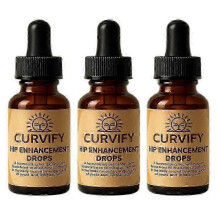 1-3X CURVIFY HIP ENHANCEMENT DROPS OIL, Buttocks firming and shaping 60ML