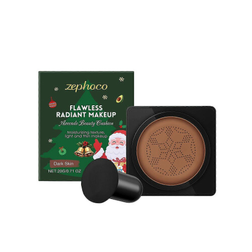 zephoco Deep Skin Radiance Cushion: Long-lasting, natural, velvety texture, lightweight coverage.