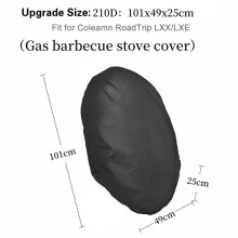 (210 x 101 x 49 x 25 cm) Outdoor barbecuehoes van 210D Oxford-stof, hoes voor draagbare gasbarbecue,