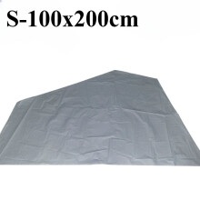 (S-100x200cm) Universele motorfietshoezen PEVA enkellaags fietshoes elektrische autohoes gereedschap