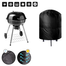 (66x100x80cm) Waterdichte camping barbecuehoes, regenbeschermende en stofwerende ronde barbecuehoes