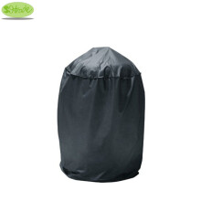 (Zwart) 24,5 inch zwarte beschermhoes voor barbecuegrill, hoes voor rookoven, hoes voor buitenbarbecue,