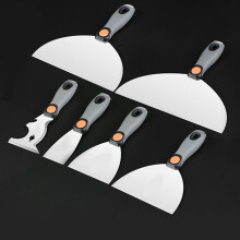 RABIT AS59~ Edelstahl-Eckkelle für Innen- und Außenflächen, Glattglättkelle mit ergonomischem Komfortgriff,