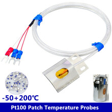 (Klasse A lengte 5m) PT100 temperatuursensor voor buizen, opbouwsonde, platina weerstand RTD thermische
